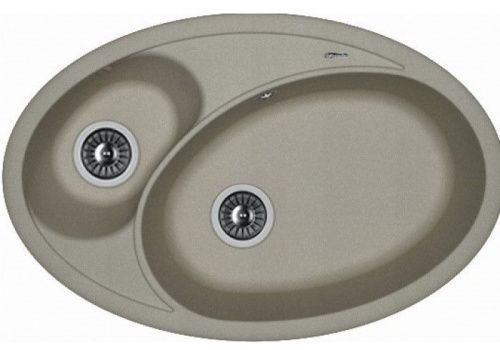 Кухонная мойка Florentina Селена 20.265.E0780.307 80х50 цвет серый поверхность матовая