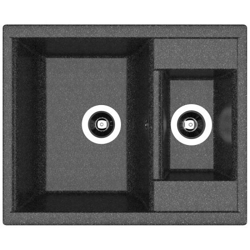 Кухонная мойка Dr.Gans Астра 620К 25.065.D0620.407 60х50 цвет черный поверхность матовая