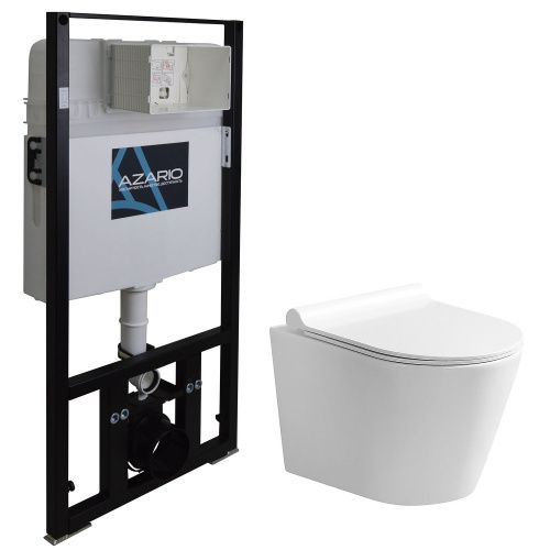 Комплект унитаз с инсталляцией  Azario  AZ-8010-1000+AZ-2217