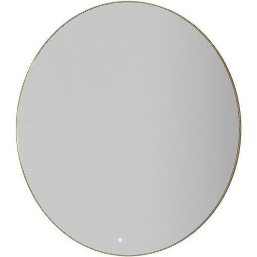 Зеркало с подсветкой и антизапотевателем Boheme 545-120-GM 120х120 подвесное