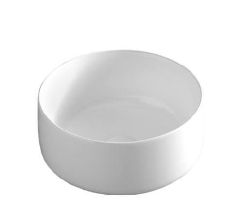 Раковина керамическая Artceram Cognac COL004 01 34 40х40 накладная цвет белый без отверстий под смеситель