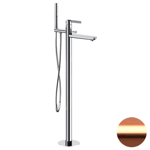 Смеситель для ванны Daniel Club ANC678RP напольный медь