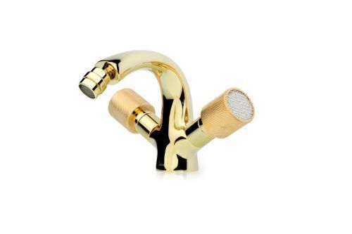 Смеситель Boheme Royal Cristal 296-Royal/CRST на биде золото