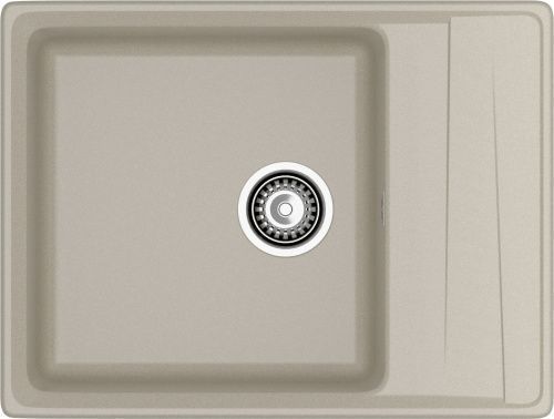 Кухонная мойка Granfest Level LV-660L топаз 65х50 цвет серый поверхность матовая