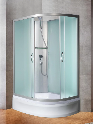 Душевая кабина River NARA 10000008786 100х80 четверть круга без крыши ориентация универсальная