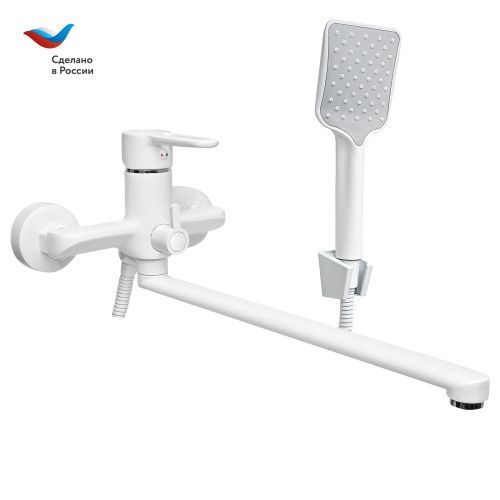 Смеситель для ванны Славен Город СЛ-ОД-Т3Б настенный белый