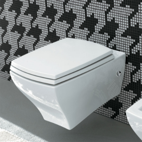 Чаша унитаза подвесная Artceram JAZZ JZV001 01 00 цвет белый без сиденья каскадный смыв