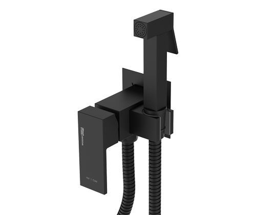 Гигиенический душ со смесителем Wasserkraft Встраиваемая продукция A71638 черный