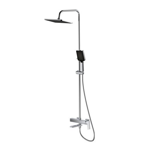 Душевая стойка Rush ST4235-90 настенная цвет хром