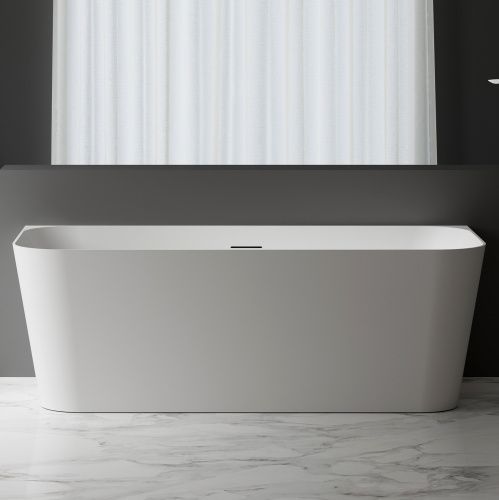 Ванна акриловая Abber AB9223-1.6 160х75 пристенная прямоугольная с каркасом