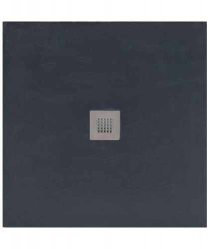 Душевой поддон из искусственного камня Aquanet Pleasure 00258888 90х90 черный без каркаса