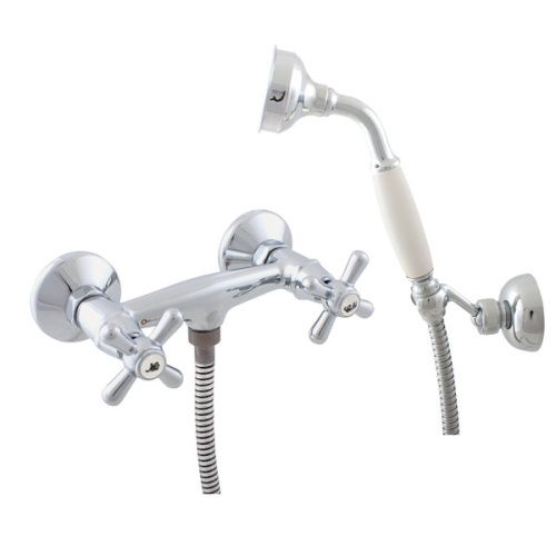 Смеситель для душа RavSlezak MORAVA RETRO MK180.5/2 настенный хром