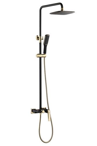 Душевая стойка Boheme Venturo 388-B настенная цвет черный