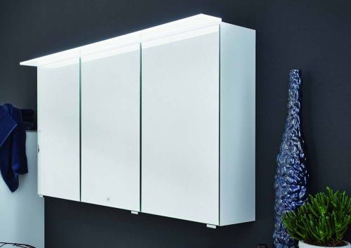 Зеркало-шкаф Puris Ice Line S2A431A91(194-307) 120х70 подвесной цвет белый