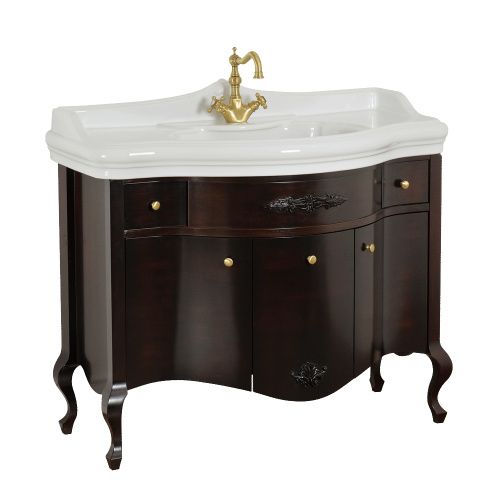 Тумба под раковину Migliore IMPERO 25957 110х60 напольная цвет коричневый