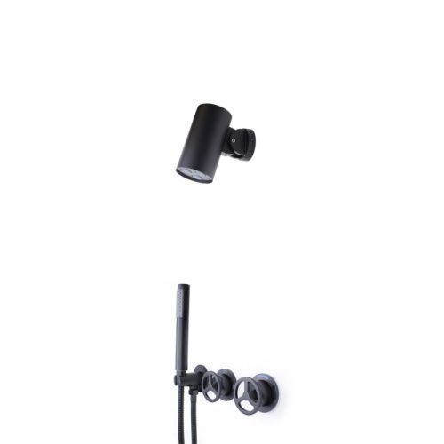 Душевая система Bronze de Luxe 5011B-S встраиваемая в стену цвет черный