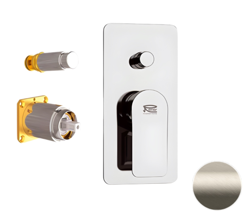 Смеситель для душа Remer Infinity I09KBXV встраиваемый в стену нержавеющая сталь