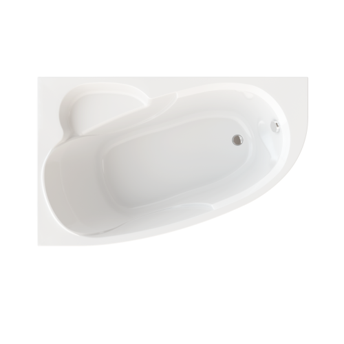 Ванна акриловая Тритон Николь Щ0000048680 160х100 пристенная асимметричная без каркаса