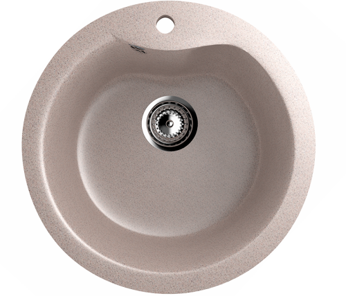 Кухонная мойка Ulgran Classic U-102-302 50х50 цвет бежевый