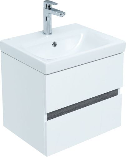 Тумба под раковину Aquanet Беркли 00254288 50х40 подвесная цвет белый