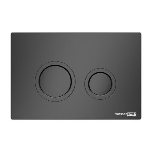 Клавиша смыва механическая Wasserkraft MB01 цвет черный