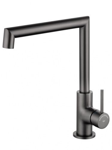 Смеситель для кухни Wonzon & Woghand WW-L1005-BGG на мойку серый