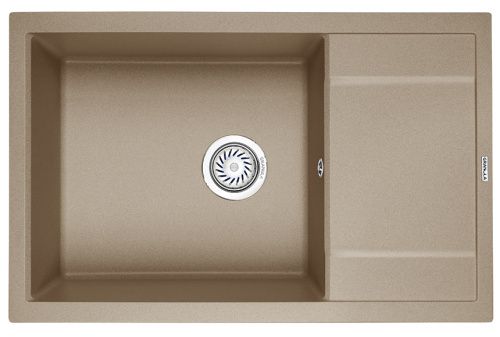Кухонная мойка Granula 7805, ПЕСОК 80х50 цвет бежевый поверхность матовая