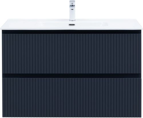 Тумба под раковину Aquanet Джейн (Flat) 00335431 100х50 подвесная цвет синий