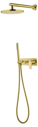 Душевая система Boheme Spectre 454-BR встраиваемая в стену цвет бронза