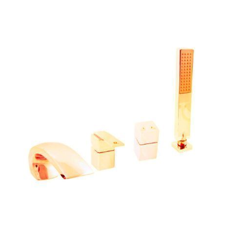 Смеситель RavSlezak LR572.5PZ на борт ванны золото