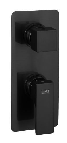 Смеситель для душа Remer Absolute AU93KBCFP встраиваемый в стену черный