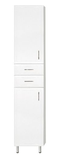 Шкаф-пенал Loranto Коралл CS00025620 40х200 напольный цвет белый