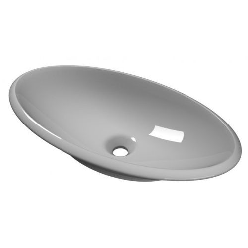 Раковина из искусственного камня Florentina Диана М 10.122.00700.001 70х40 накладная цвет белый без отверстий под смеситель