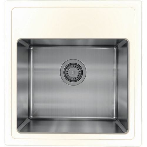 Кухонная мойка Florentina Комби 480 21.455.B0480.201 50х50 цвет белый поверхность матовая