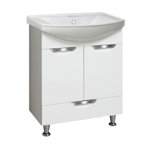 Тумба под раковину Runo БАРСЕЛОНА 00000001035 60х30 напольная цвет белый