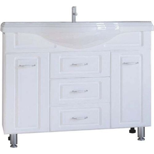 Тумба под раковину СанТа Монарх 700105 110х30 напольная цвет белый