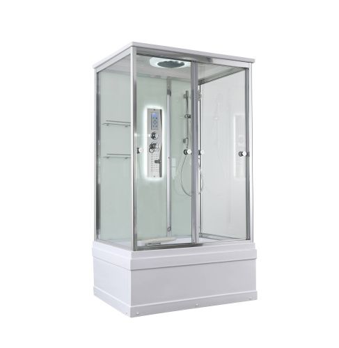 Душевая кабина AvaCan V V5012LED 120х90 прямоугольная с крышей ориентация универсальная