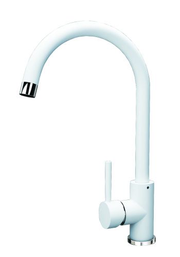 Смеситель для кухни Uperwood Quartz UPD-Q-02-01 UPD-Q-02-01 на мойку белый