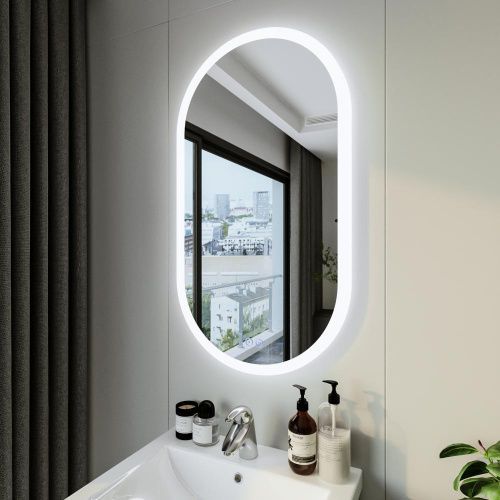 Зеркало с подсветкой и антизапотевателем Бриклаер Вега 4627125415715 60х100 подвесное