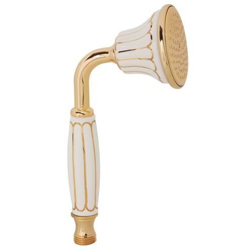 Душевая лейка Migliore OLIVIA 19025 цвет белый/золото