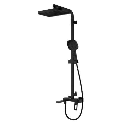 Душевая стойка Raglo R51 R51.24.06 настенная цвет черный