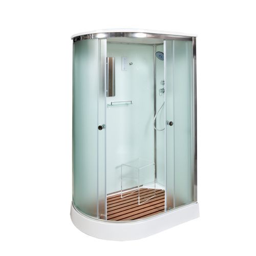 Душевая кабина AvaCan D102SREL 120х80 асимметричная с крышей ориентация правая