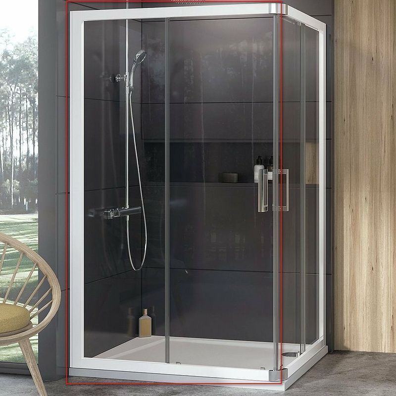 Душевая дверь Ravak 1ZI40100Z1 80х190 стекло прозрачное профиль белый