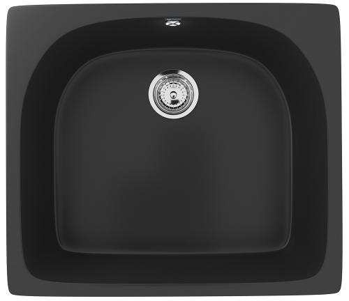 Кухонная мойка Ulgran Classic U-408-344 60х50 цвет черный