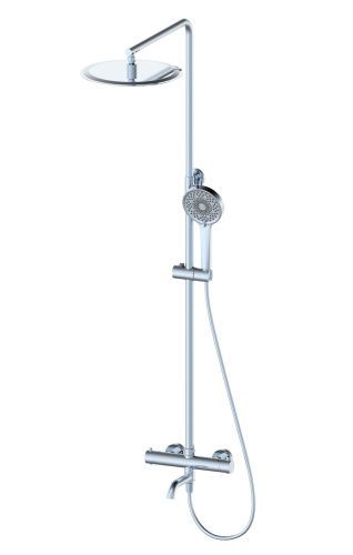 Душевая стойка Wonzon & Woghand WW-88739903-CR настенная цвет хром с термостатом