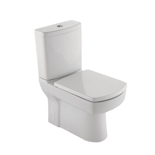 Унитаз-компакт напольный с бачком Kale BASICS 310200100061 белый без сиденья каскадный смыв