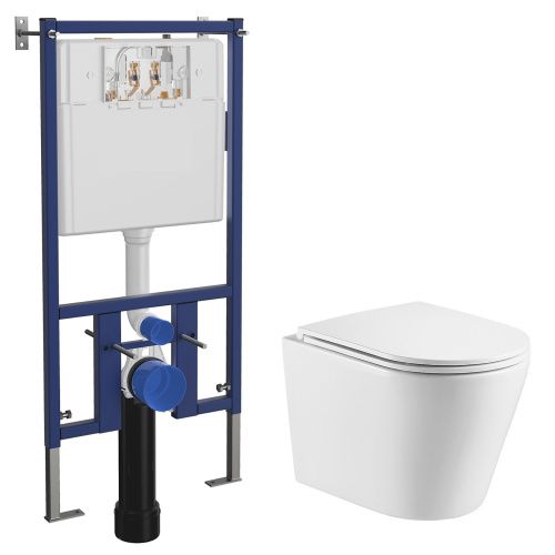 Комплект унитаз с инсталляцией  Loranto  4501+AZ-0053-UQ