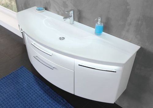 Тумба под раковину Puris Classic line WUA35147M(722/161) 140х50 подвесная цвет белый