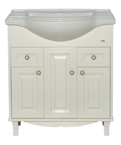 Тумба под раковину Misty Шармель Л-Шрм01080-5812Я 80х30 напольная цвет бежевый