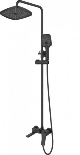 Душевая стойка Esbano GEMINI ESDSGEMI-DSMB настенная цвет черный